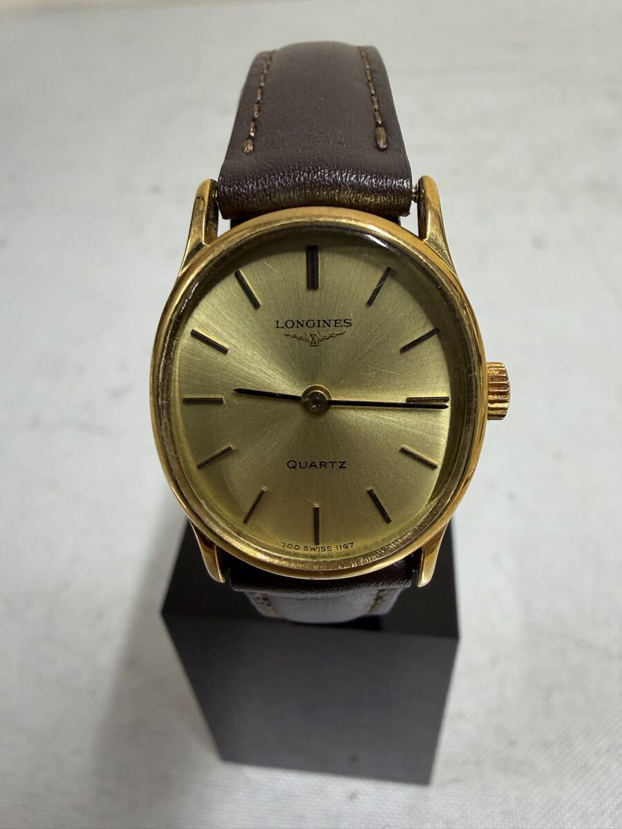 &30 腕時計 LONGINES 9038537 クォーツ 不動品