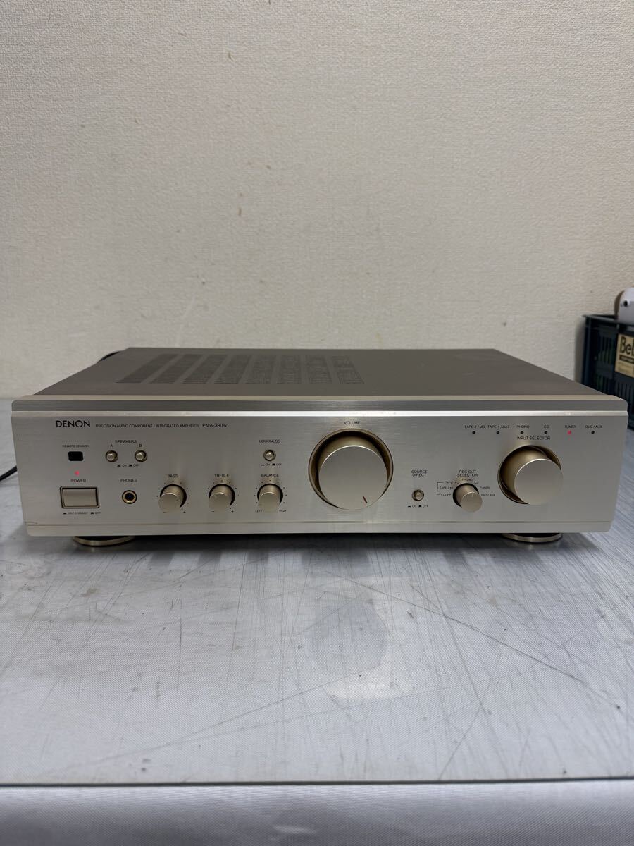 ∞1 DENON プリメインアンプ PMA-390IV 通電