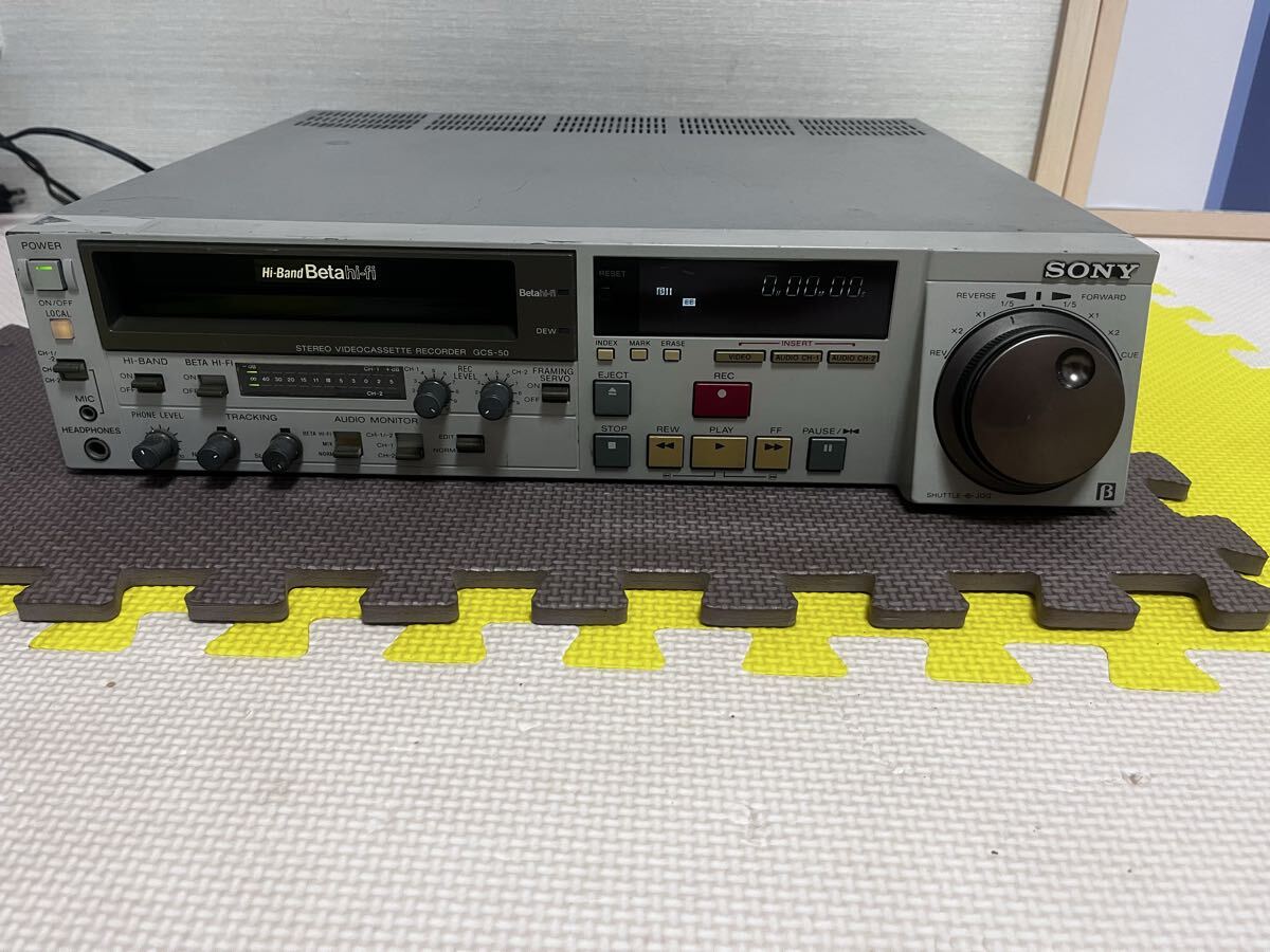 SONY GCS-50 ベータビデオデッキ ジャンク