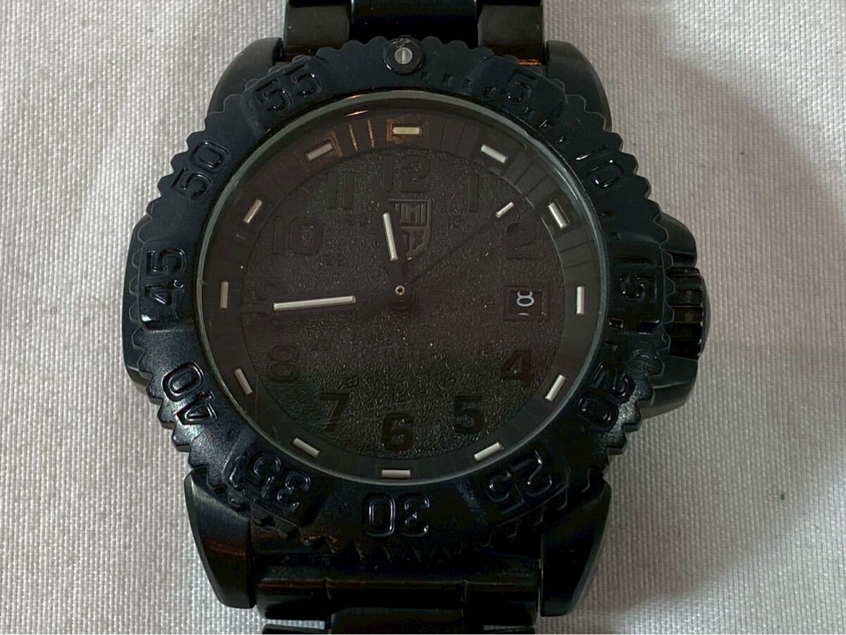 ③ LUMINOX ネイビーシールズ　ブラックアウト　シリーズ3150 【03214】