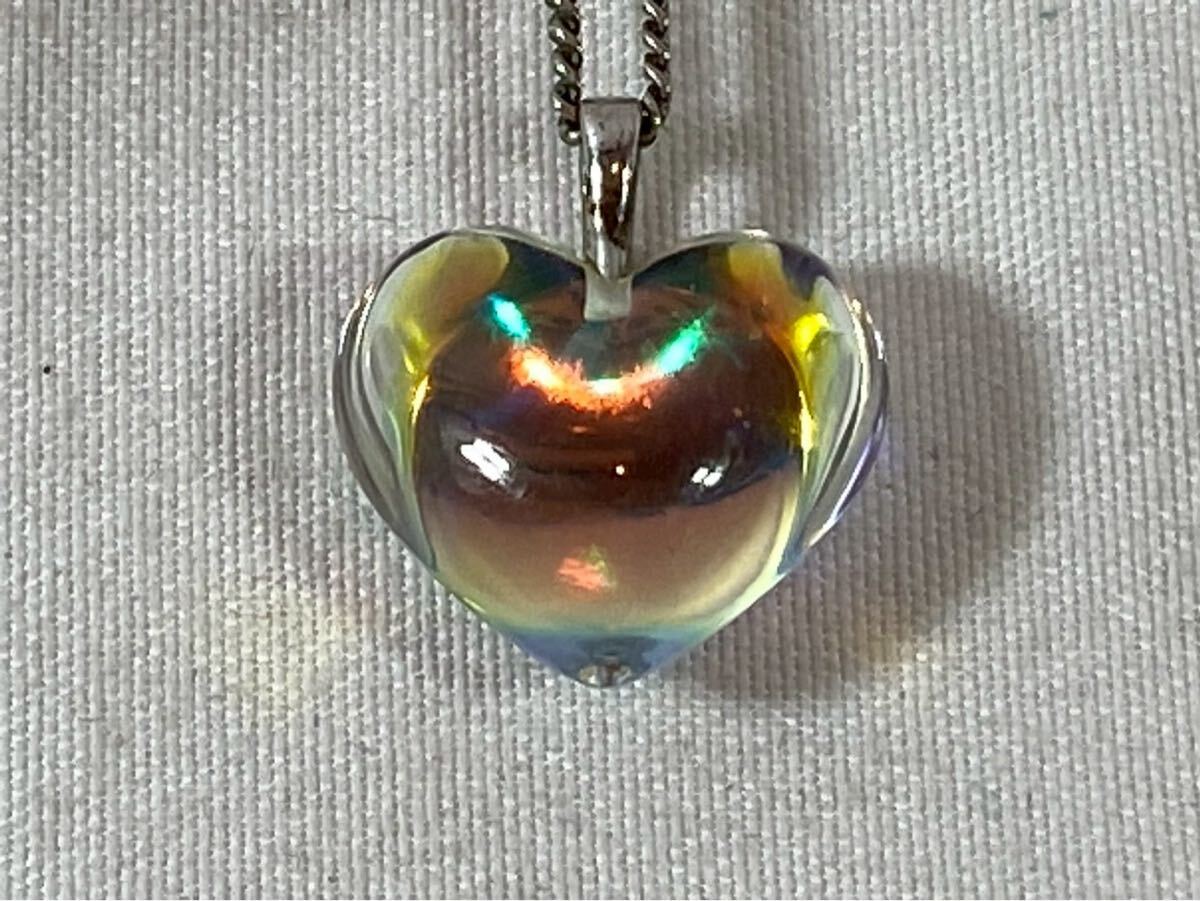 ③ Baccarat バカラ　イリゼ　ハートペンダントネックレス　925 【04002】