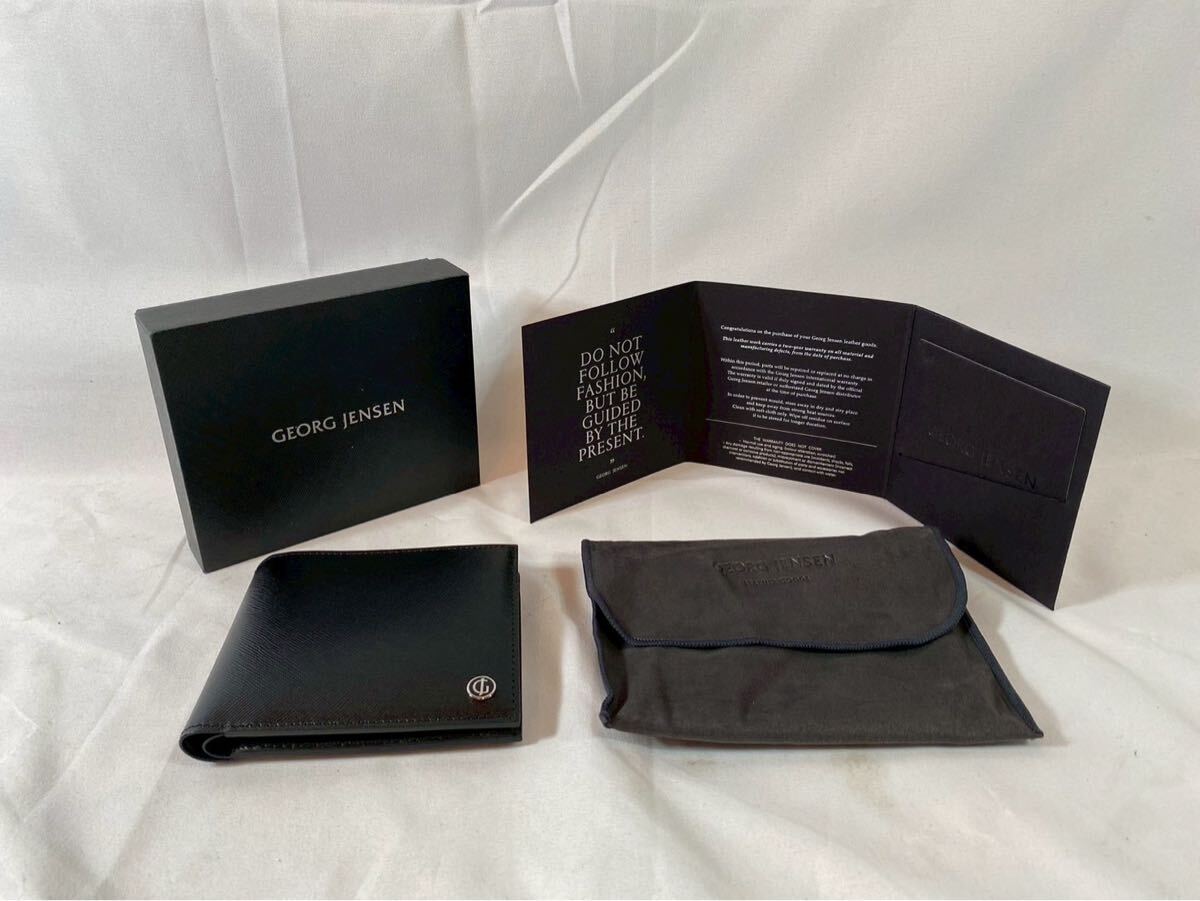 ③ GEORG JENSEN ジョージジェンセン　メンズ　二つ折り財布　【04003】