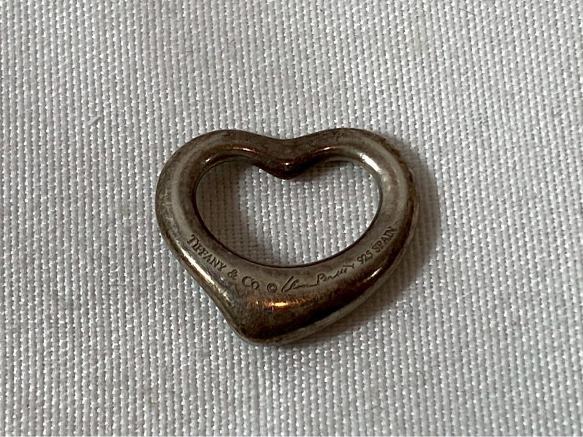 ③ Tiffany & Co. ティファニー　オープンハート　ペンダント　925 【04013】