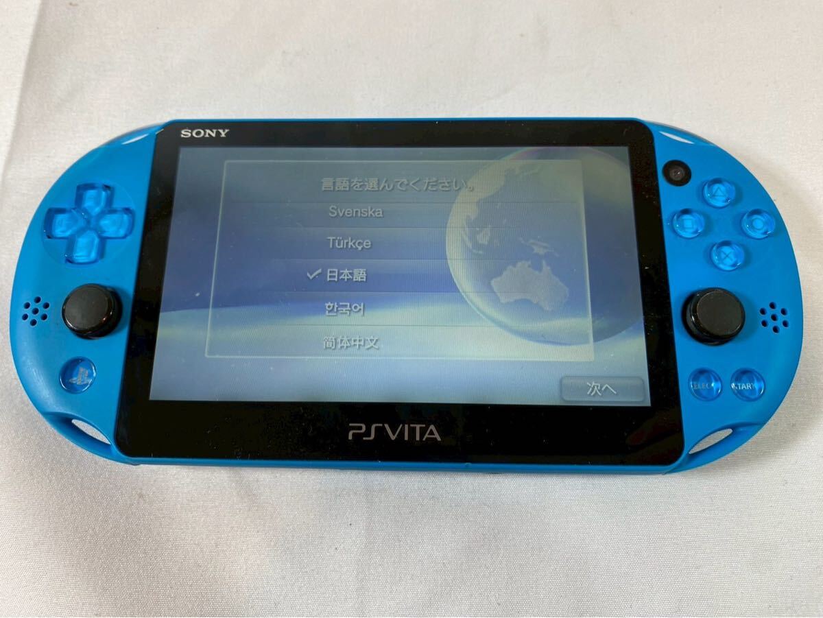 ① SONY ソニー PSVITA PlayStation Vita PCH-2000 初期化済　【04034】