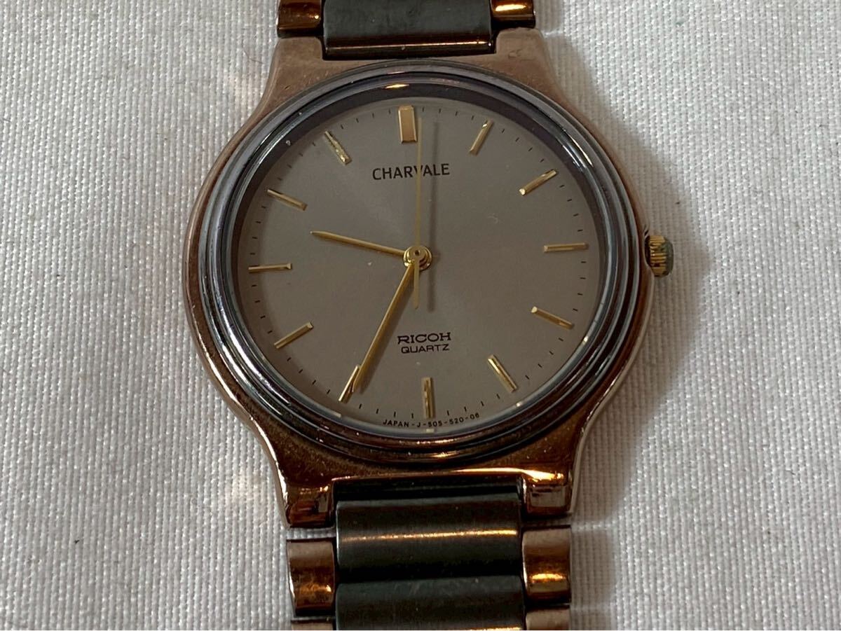 ④ RICOH CHARVALE リコー　シャルベール　クォーツ　腕時計　【04022】