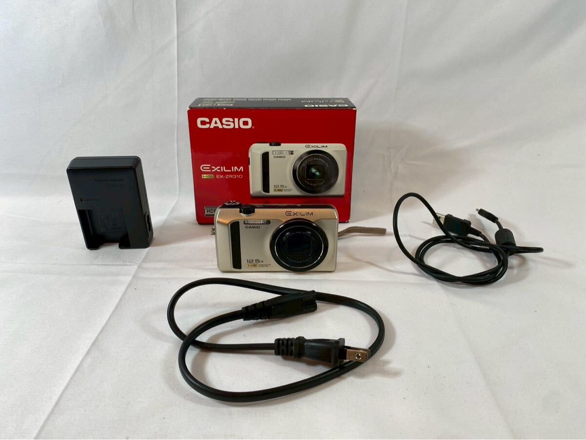 ⑤ CASIO EXILIM EX-ZR310 デジタルカメラ　デジカメ　通電確認済　【04033】