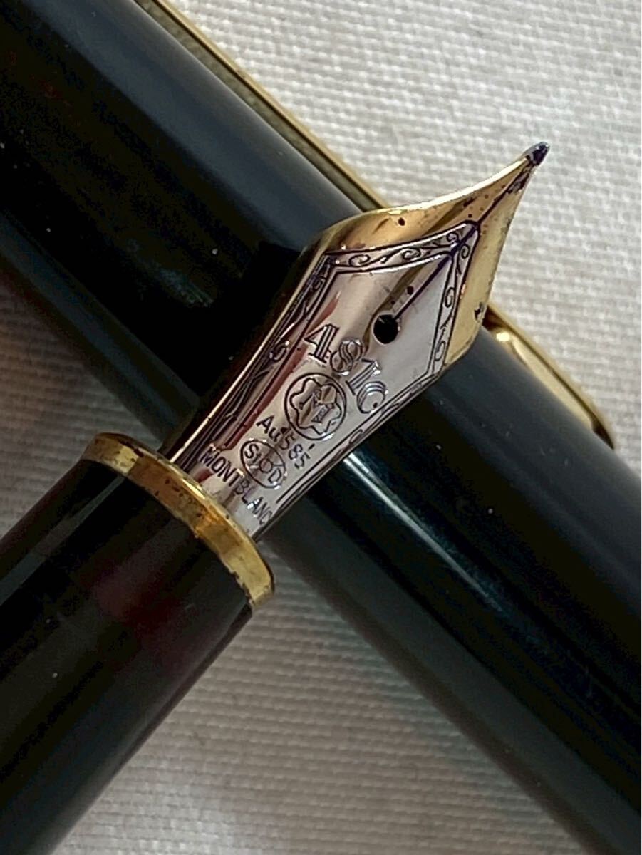 ① MONT BLANC モンブラン　万年筆　ペン先　14K 14金　585 【04027】