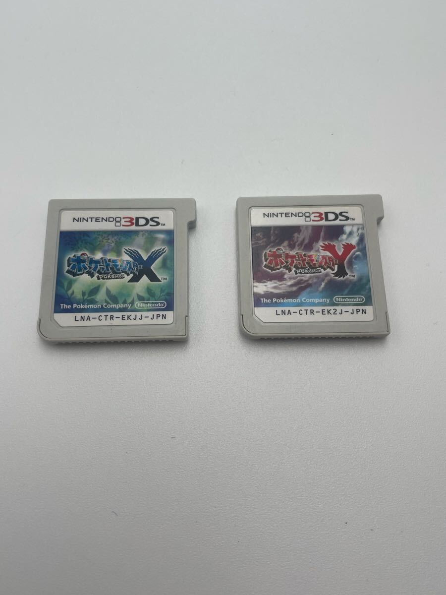 Y1【500円スタート】 ポケットモンスター ニンテンドー3DS X Y セット ソフトのみ ポケモン 3DS専用ソフト