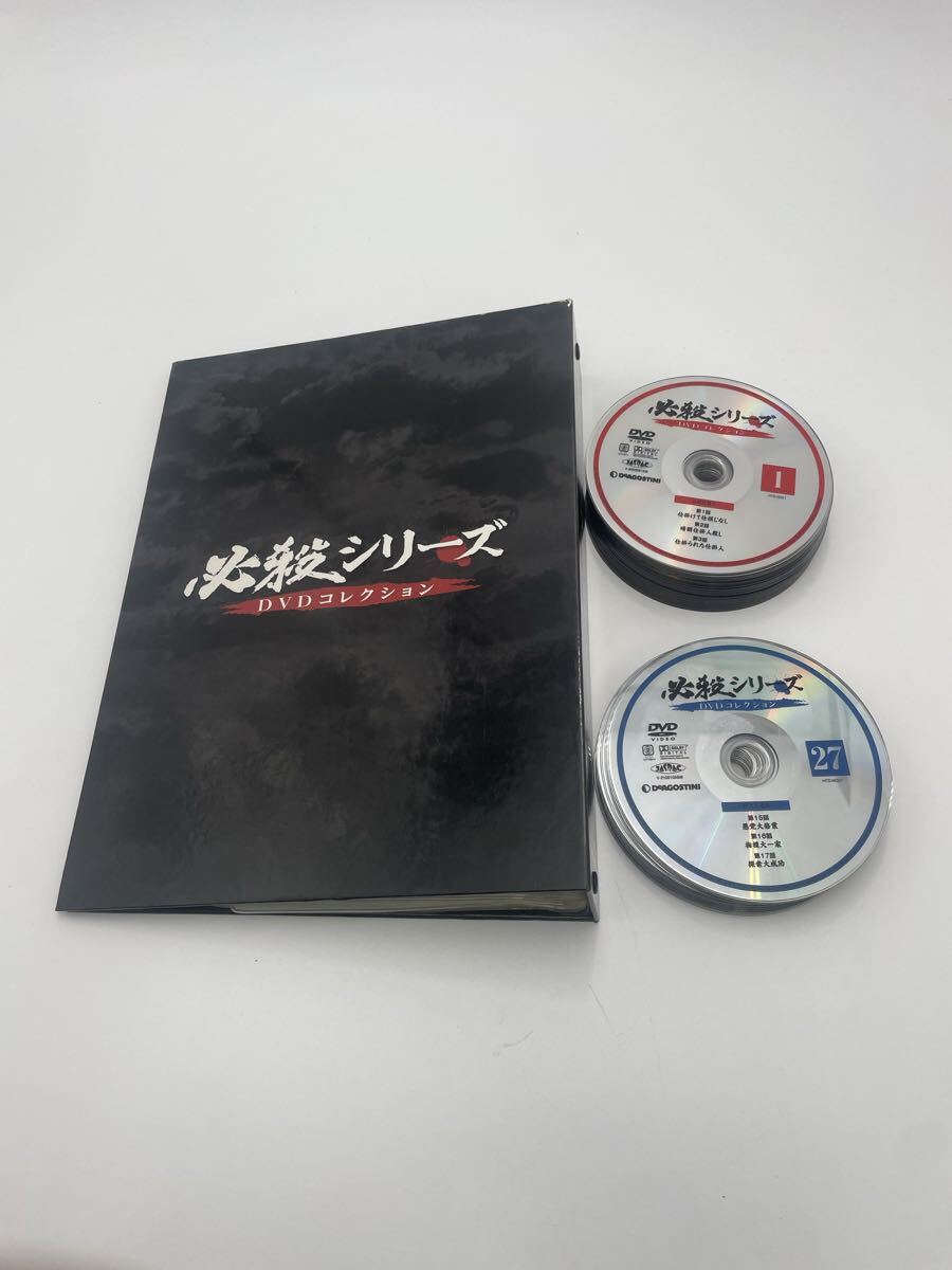 M【500円スタート】 必殺シリーズ DVDコレクション 不揃い ジャンク品 DVD ディスク 35枚 セット まとめ