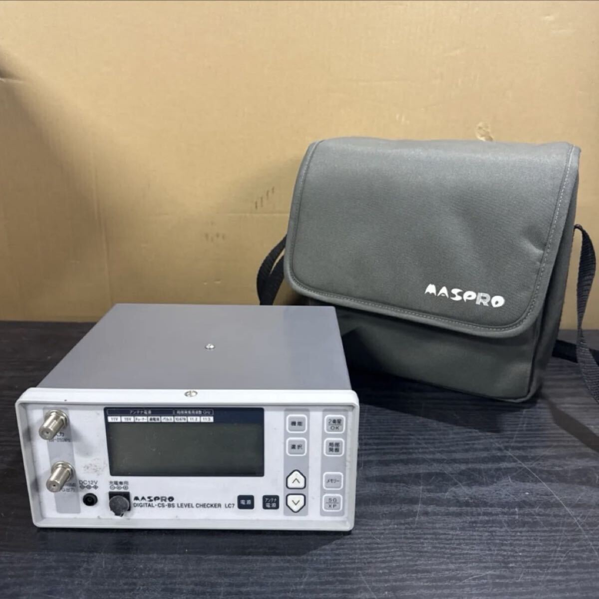 RN73 MASPRO マスプロ レベルチェッカー LC7 レベル測定器 本体のみ 動作未確認 現状品