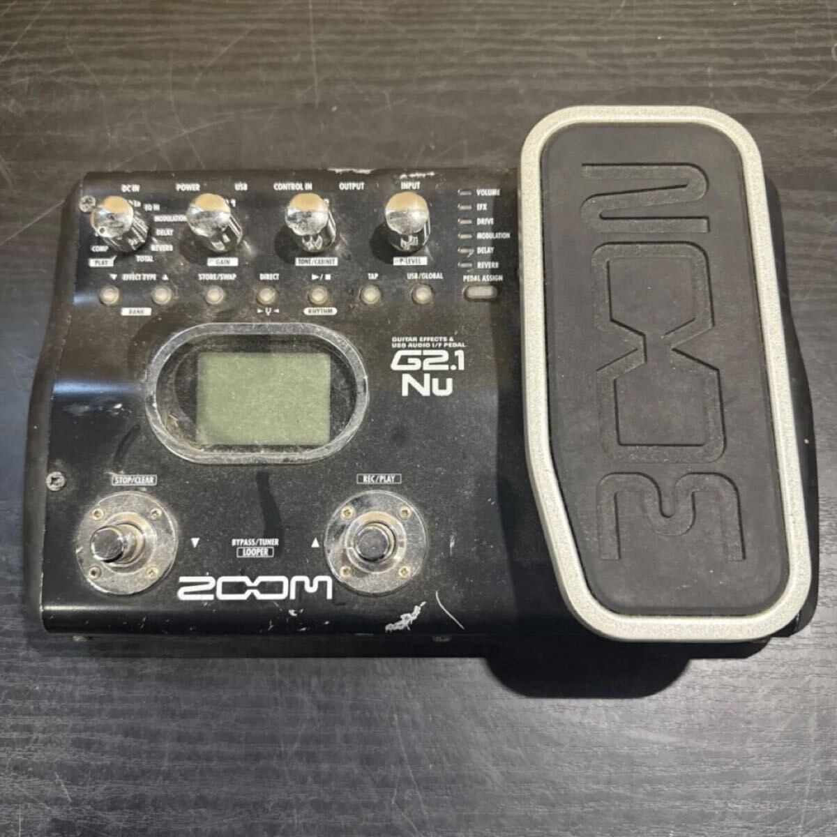 RN75 ZOOM G2.1 Nu マルチエフェクター ギター用 器材 アダプター欠品 本体のみ 動作未確認 現状品