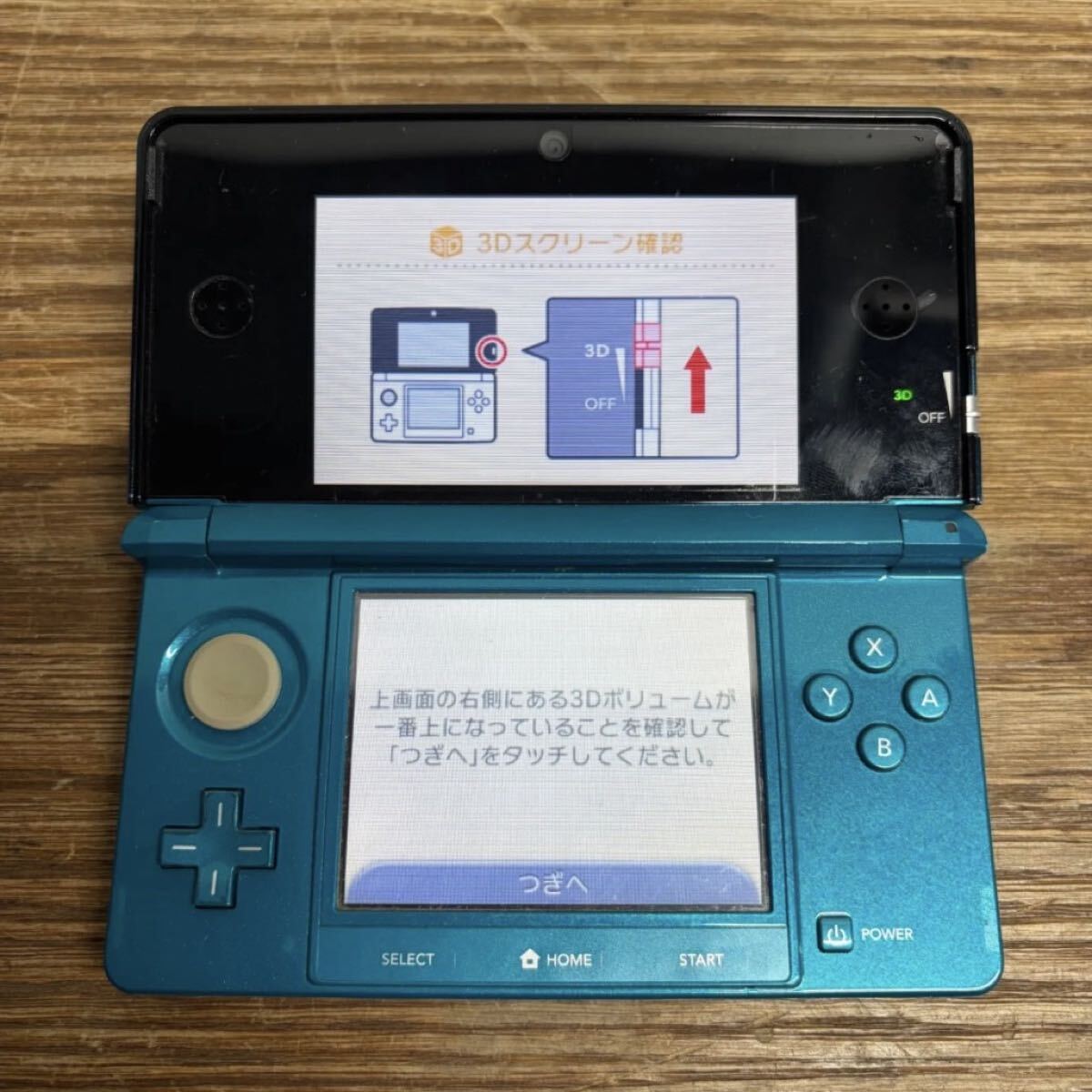 RN86 Nintendo 3DS CTR-001 ニンテンドー 3DS ブルー 任天堂 ゲーム機 本体のみ 初期化済み 動作品