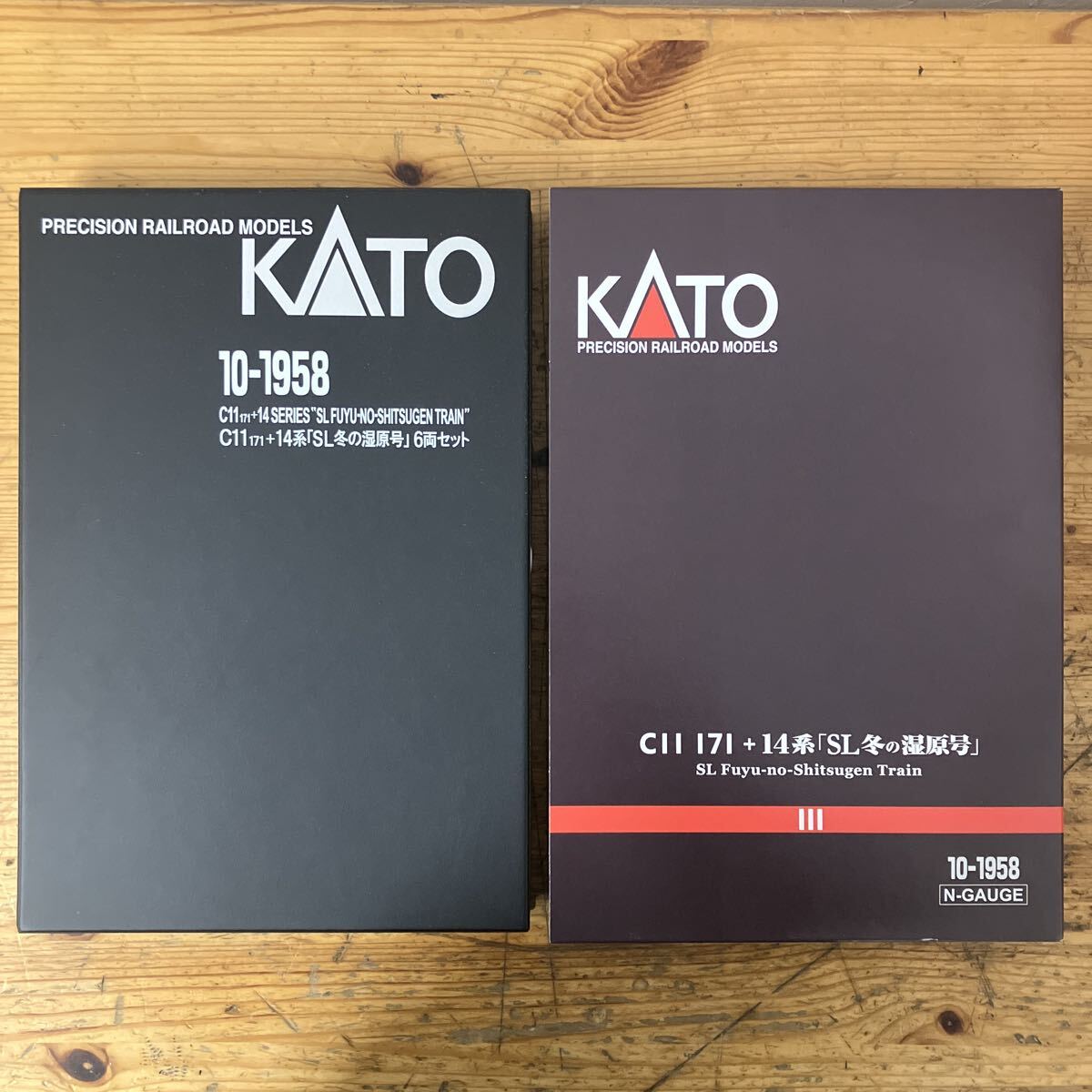 RN89【美品★】KATO 10-1958 C11 171+14系 SL冬の温泉号 6両セット 鉄道模型 蒸気機関車 Nゲージ