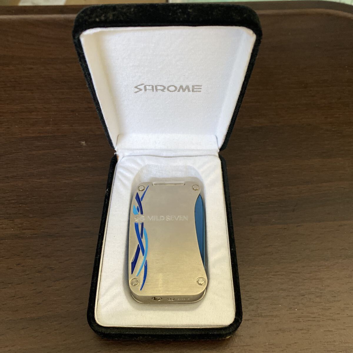 RM1 希少★ TOKYO SAROME MILD SEVEN ガスライター 非売品 サロメ マイルドセブン ガス切れ 現状品