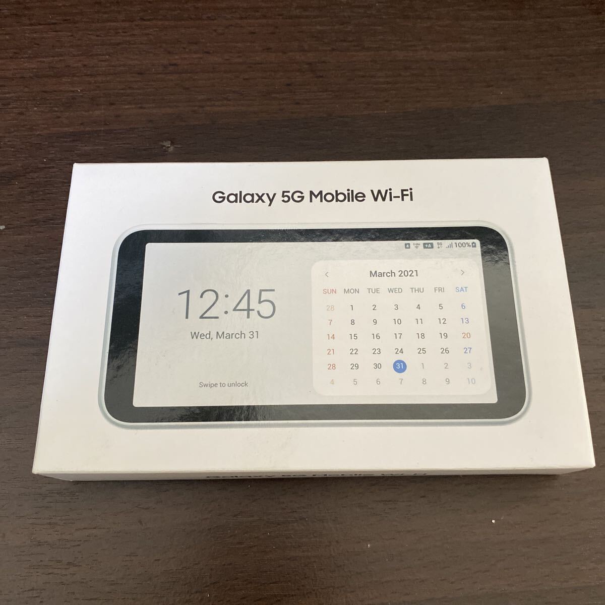 RM6 Galaxy 5G Mobile Wi-Fi SCR01 ホワイト モバイルWiFiルーター ギャラクシー 動作品