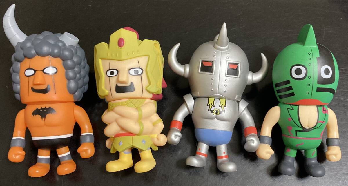 パンソンワークス ソフビ キン肉マン バッファローマン 悪魔将軍 アシュラマン キン肉マンソルジャー ゆでたまご PansonWorks 4体セット