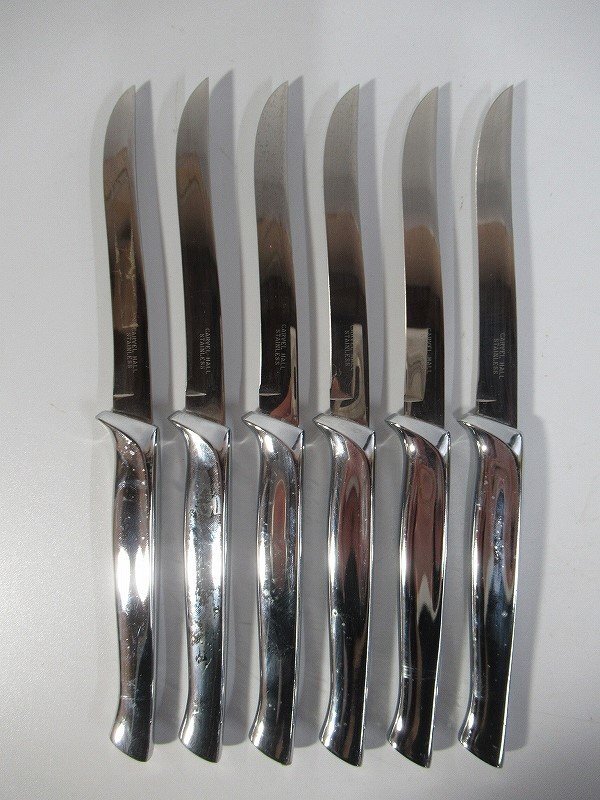 D5158 CARVEL HALL カーベルホール ステーキナイフ 6本 カトラリー 559g