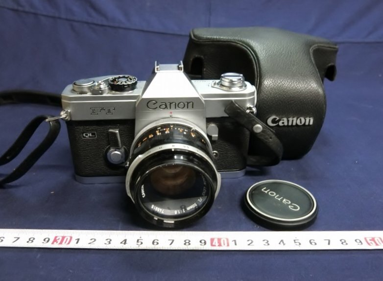 L1976 Canon FT QL キヤノン CANON LENS FL 50mm 1:1.8 一眼レフ フィルムカメラ