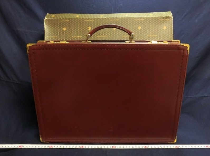 L1988 Nazareno Gabrielli ナザレノ・ガブリエリ レザー ビジネスバッグ バッグ 書類カバン 紙箱