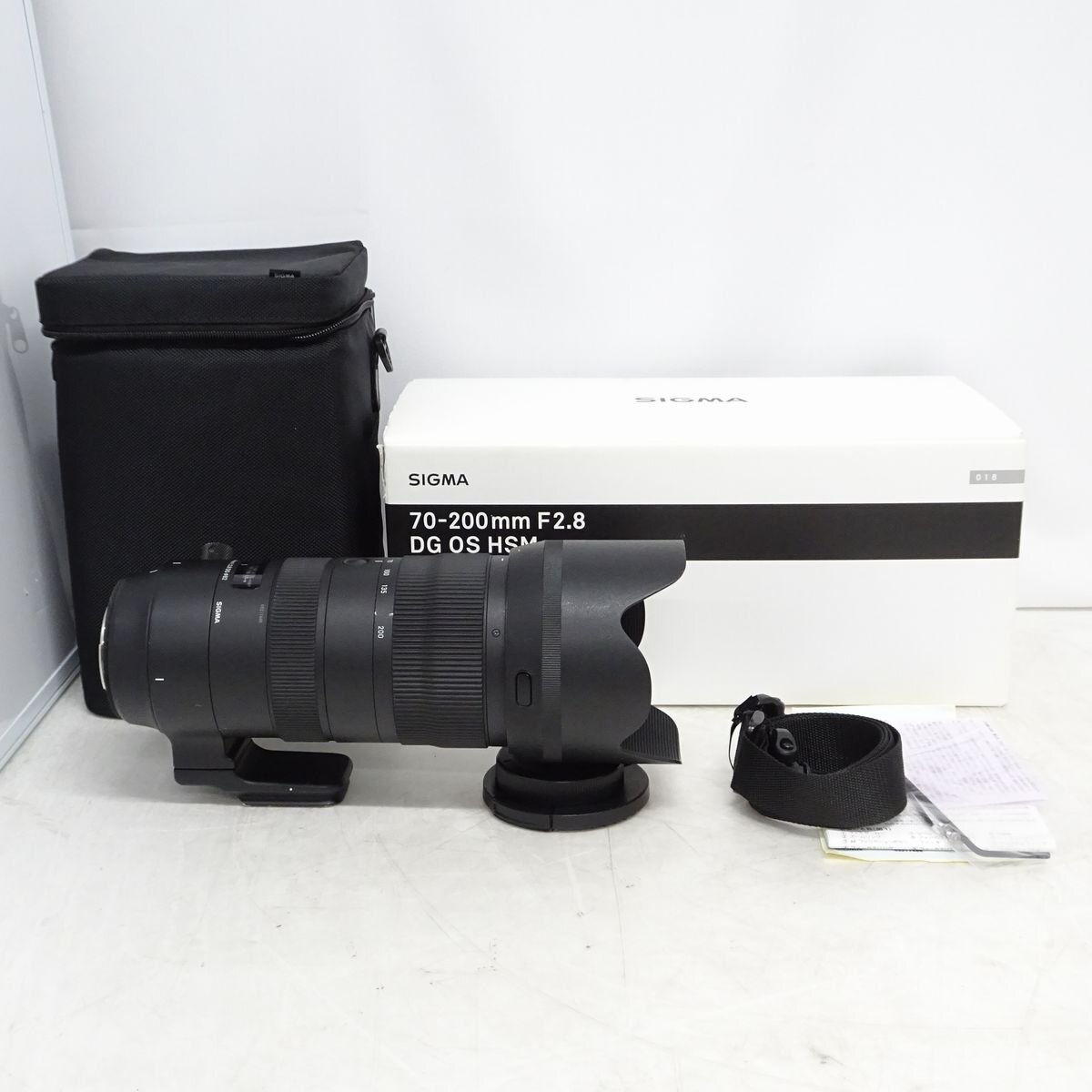 SIGMA AF 70-200mm F2.8 DG OS HSM F/Canon スポーツ向け 大口径望遠ズームレンズ EFマウント 【中古/動作正常品】#446951