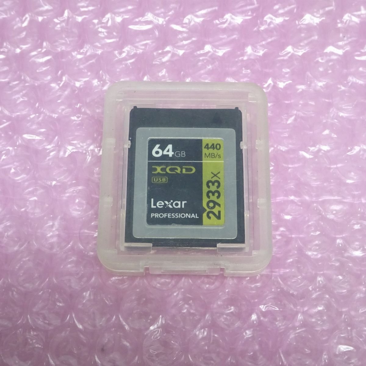 Lexar LXQD64GCRBJP2933 XQD メモリーカード 64GB（複数在庫・フォーマット済）【中古/動作品】#436368-71
