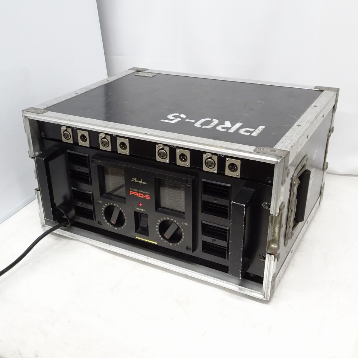 Accuphase PRO-5 DUAL Channel Power Amplifier 業務用パワーアンプ ケース有（250W+250W/8Ω）【中古/動作しますが現状品】#427146
