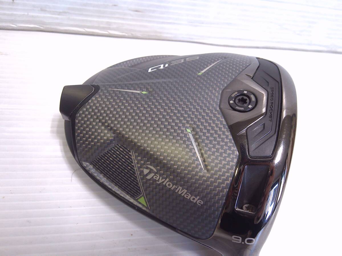 中古　テーラーメイド　Qi35 ドライバー　9.0°　ヘッドのみ　日本仕様　H/C無し　(1)