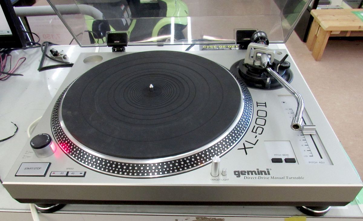 ■ BFd モリダイラ楽器 XL-500Ⅱ gemini 音出し確認済 ダイレクトドライブ アーム上下勢いあり ピッチスライド抵抗なし U98 