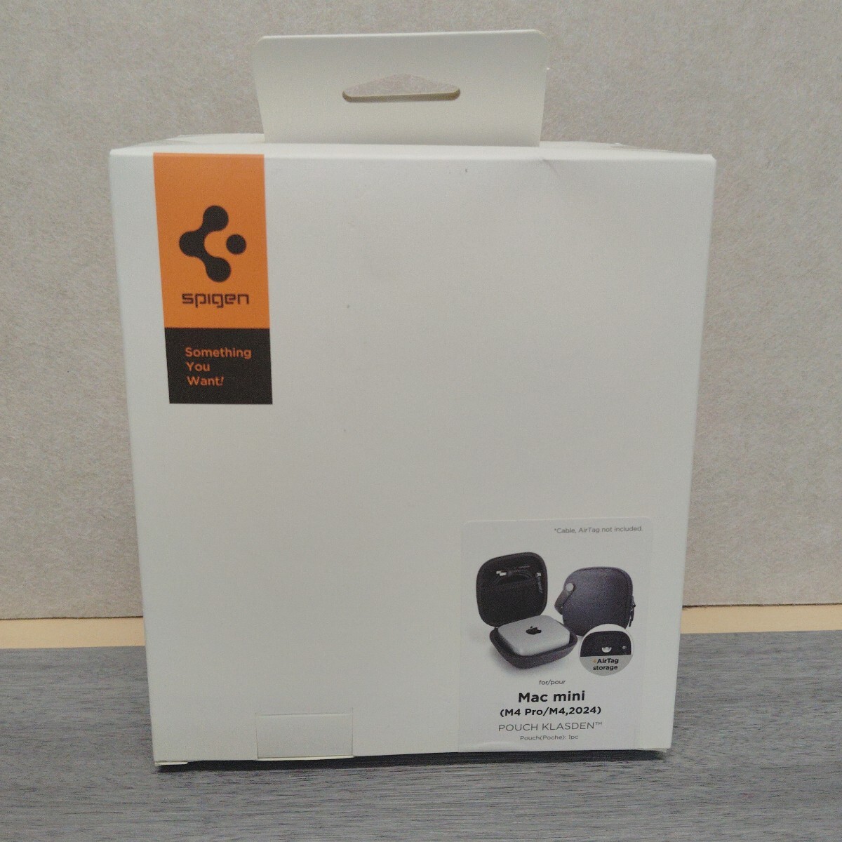 y041306t Spigen Apple Mac mini M4/M4 Pro (2024年モデル)対応ポーチ ミニPC 収納ケース AFA09214（チャコールグレー）