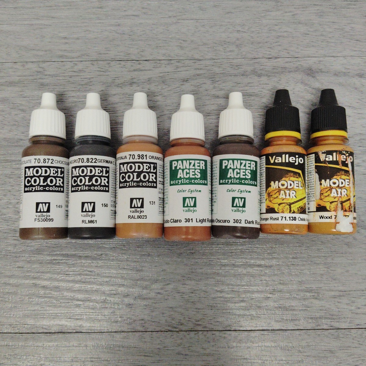 y041702t [バジェホ]Vallejo Rust, Stain and Streaking Set Paint Set VJ70183　(訳あり品)