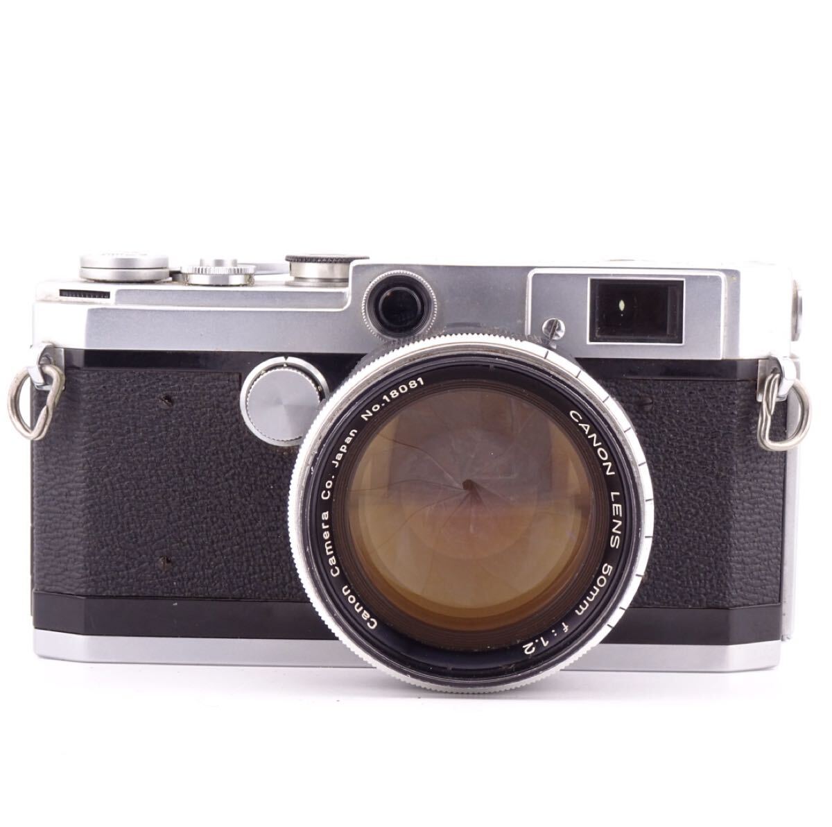 【希少品】 Canon MODEL L1型 ボディ + CANON LENS 50mm f:1.2 フォーカルプレーンシャッター レンジファインダー フィルムカメラ キヤノン