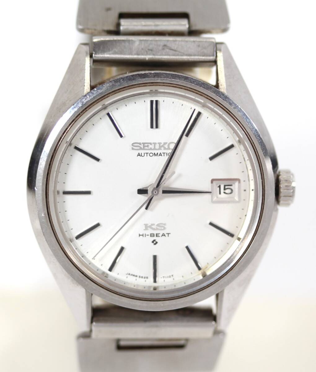 Y7214#◆ジャンク品◆SEIKO セイコー KS キングセイコー メダリオン 5625-7110　※カレンダー早送り不良＆社外バンド