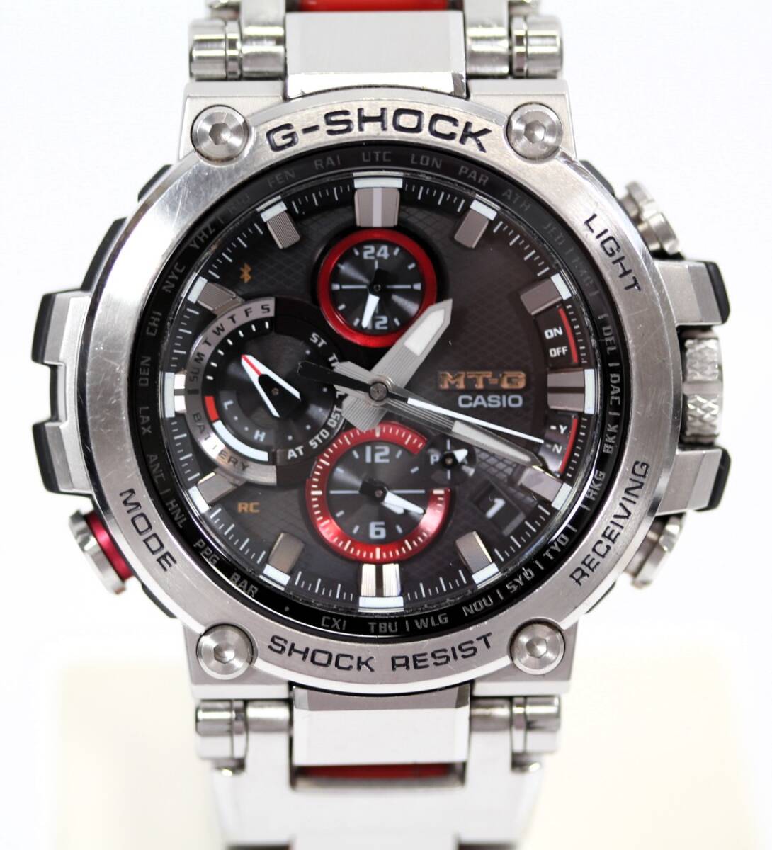 Y7211#◆中古品◆CASIO カシオ G-SHOCK MT-G 電波ソーラー腕時計 MTG-B1000 Series MTG-B1000D-1AJF