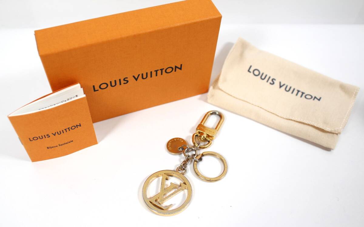 Y7209#◆中古品◆LV ルイ・ヴィトン サークル キーホルダー キーリング M68000