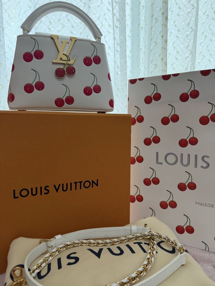 ルイヴィトン カプシーヌ　村上　チェリー　希少　限定