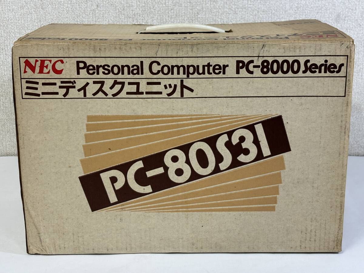 ★☆ネ541 箱・ケーブルのみ NEC PC-8000シリーズ PC-80S31 ミニディスクユニット☆★