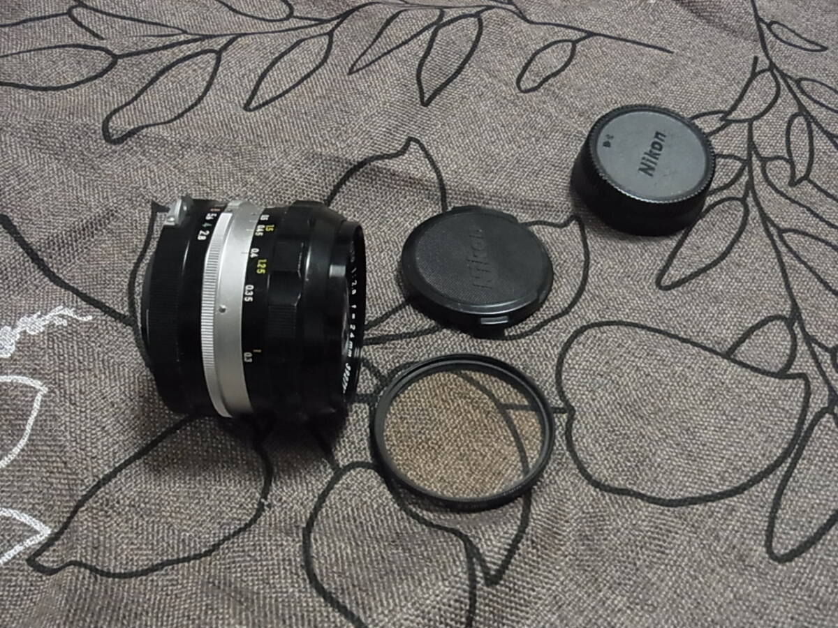 美品　ニコン NIKON　レンズ　 NIKKOR-N・C　 Auto 24mm 2.8 動作確認済