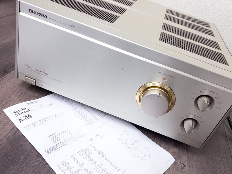 3R7184■Pioneer A-09 プリメインアンプ 最高級 パイオニア■