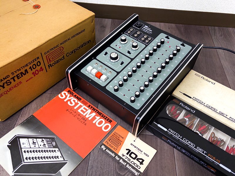 3R7208■未使用品 Roland SYSTEM-100 Model 104 シーケンサー ローランド■