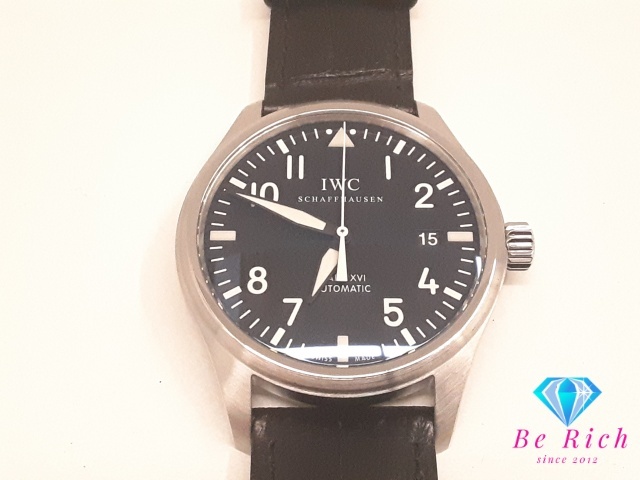 OH 外装仕上済 IWC アイダブリューシー パイロット ウォッチ マークXVI デイト 自動巻 メンズ 腕時計 IW325501【中古】【送料無料】bt3512