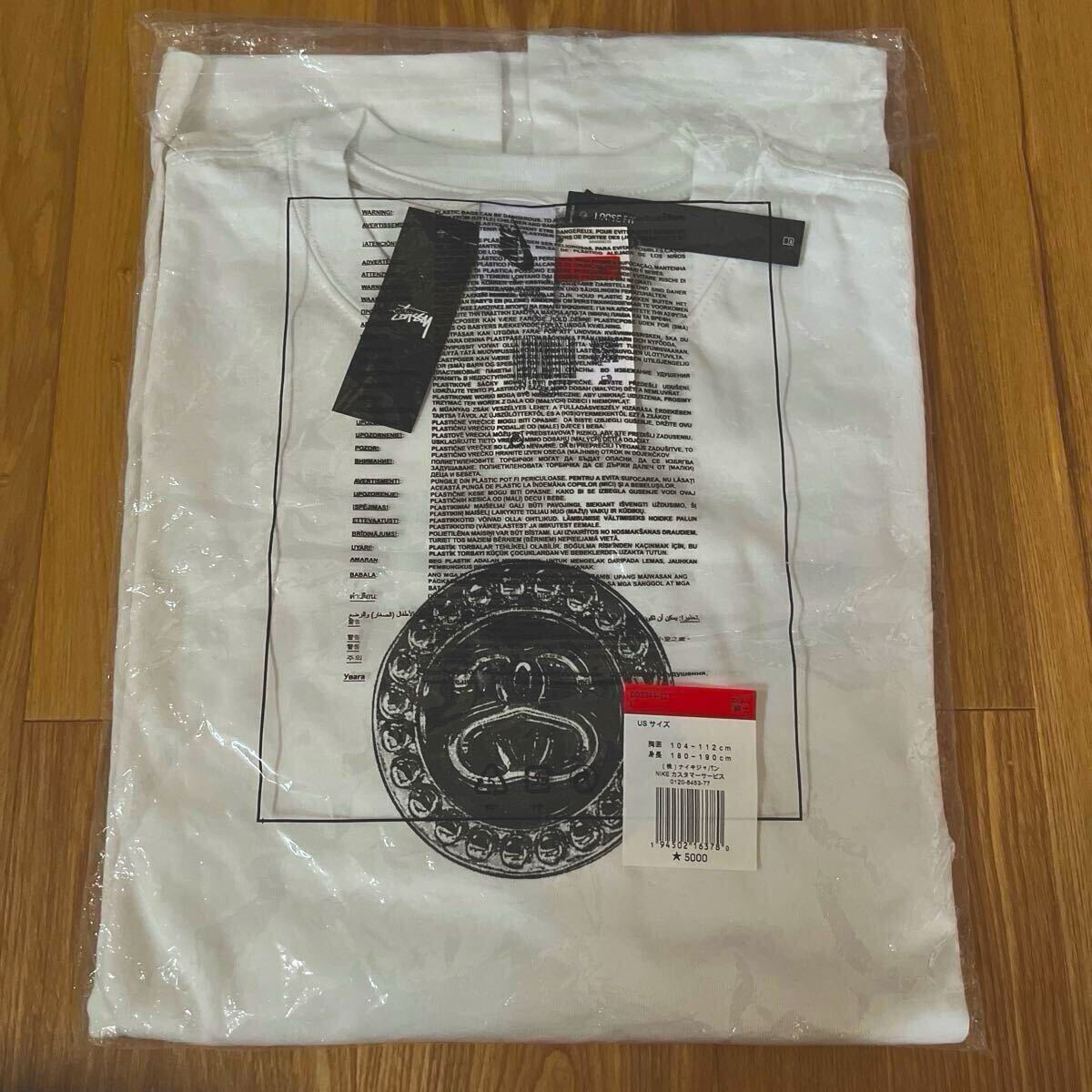 [新品未使用]Nike × Stussy SS Link 長袖Tシャツ(検:スウェット クルーネック ダウン ジャケット ロンT デニム パンツ キャップ パーカー)