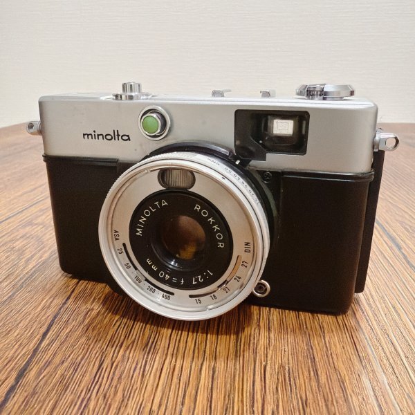 【シャッター〇】ミノルタ MINOLTA HI-MATIC C ハイマチックC フィルムカメラ 動作未確認 ジャンク