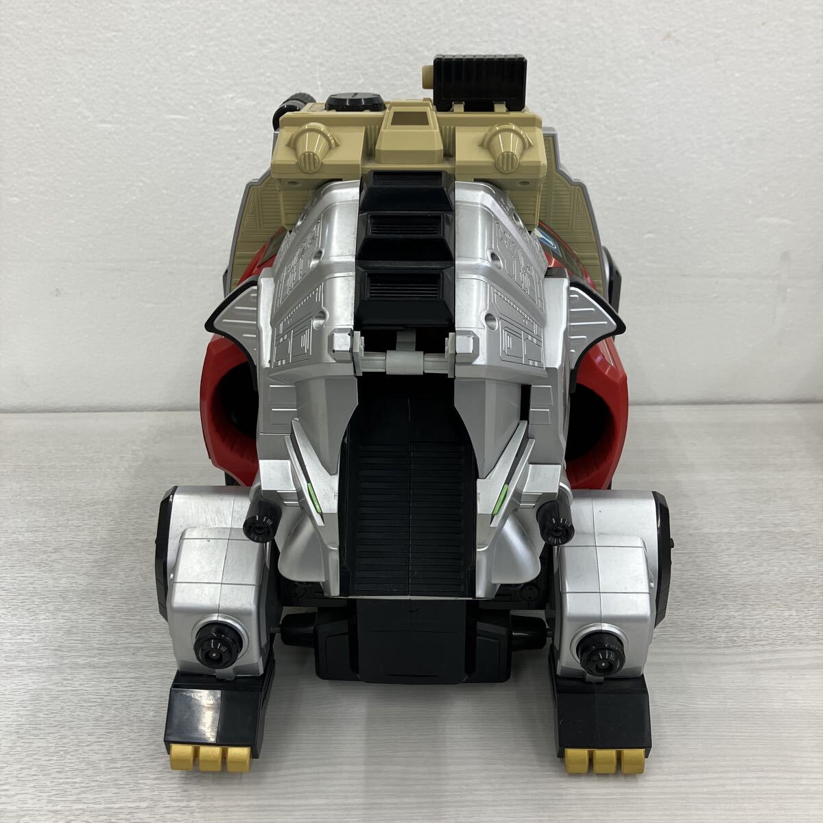 坂2604-190 バンダイ 忍風戦隊ハリケンジャー 超ド級カラクリメカ DXリボルバーマンモス BANDAI 通電確認済み コレクション 戦隊モノ［三］