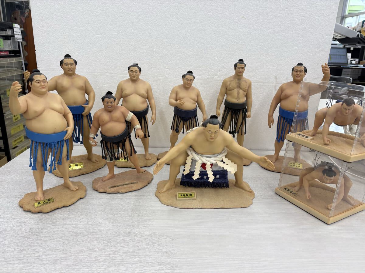 坂2603-1034 大相撲 力士 相撲 フィギュア 横綱 置物 白鵬 まとめ売り 貴乃花 豊ノ島 豪栄道 鶴竜 大関 琴欧洲 琴奨菊 日馬富士