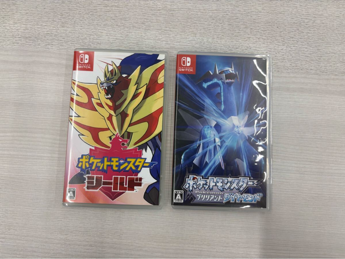 坂2603-1137 Nintendo Switch ポケットモンスター ブリリアントダイヤモンド シールド セット ポケモン ソフト 任天堂