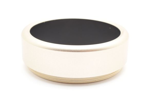 RU1021★メーカー不明 ねじ込み式 メタル レンズフード 内径約45mm