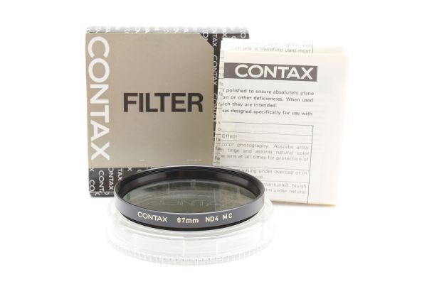 RU990★コンタックス CONTAX 67mm ND4 MC レンズフィルター