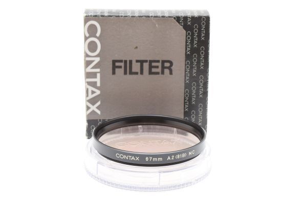 RU989★コンタックス CONTAX 67mm A2（81B）MC レンズフィルター