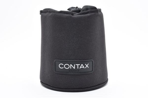 RU1040★コンタックス CONTAX レンズポーチ レンズケース 直径約13.5cm・高さ約14cm (外寸) ストラップ切れてます。