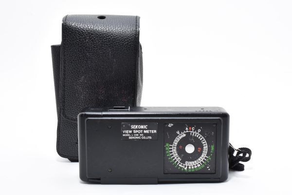 RU1045★セコニック SEKONIC VIEW SPOT METER L-438 露出計 ケース・ストラップ付